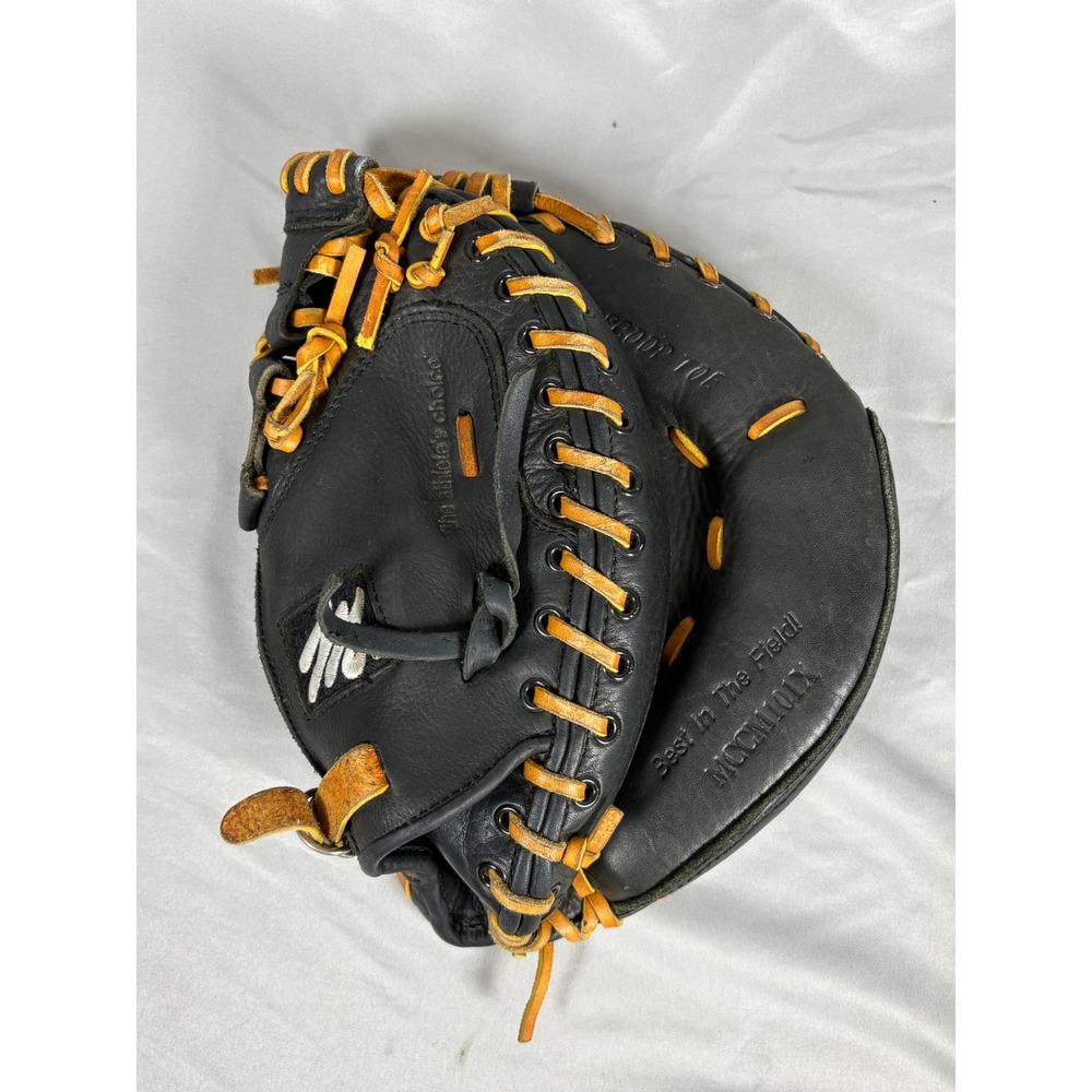 MacGregor MCCM101X Scoop Toe Baseball Catchers Mitt Black Leather RH Throw